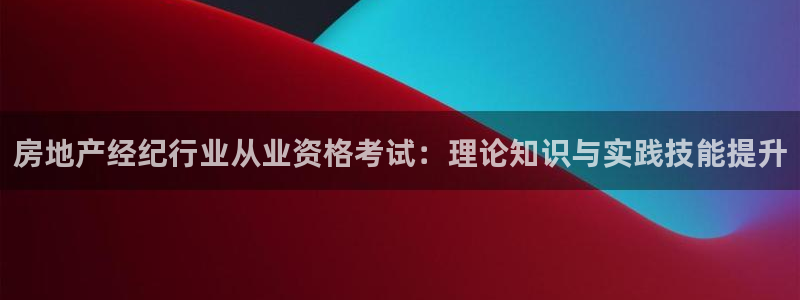 新宝5娱乐经：房地产经纪行业从业资格考试：理论知识与实践技能