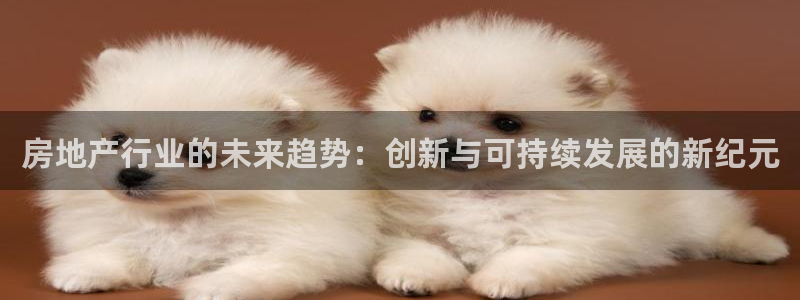 新宝5彩票平台登陆：房地产行业的未来趋势：创新与可持续发展的