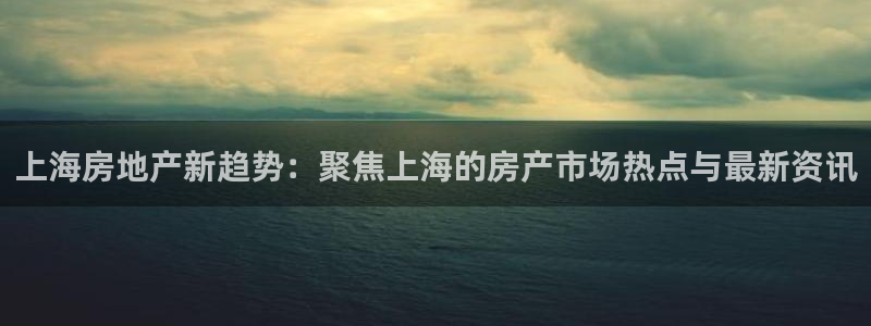 新宝5入口：上海房地产新趋势：聚焦上海的房产市场热点与最新资
