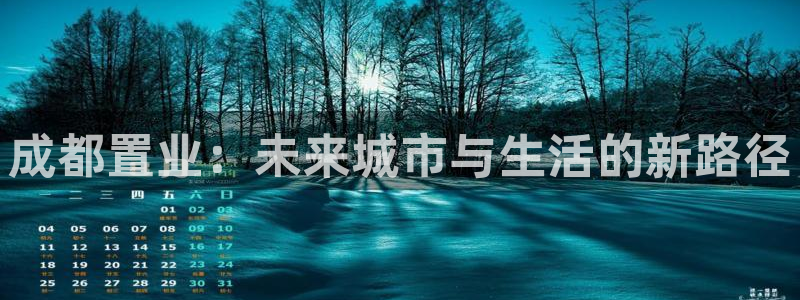 菲律宾新宝5老板：成都置业：未来城市与生活的新路径