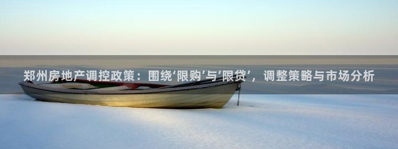 新宝5d：郑州房地产调控政策：围绕‘限购’与‘限贷’，调整策