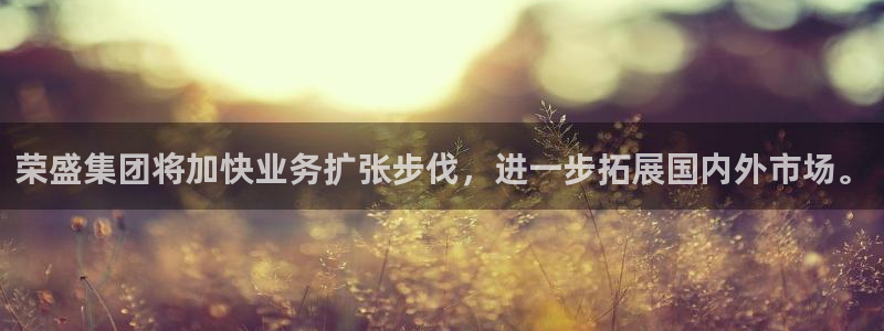 新宝5官网app：荣盛集团将加快业务扩张步伐，进一步拓展国内