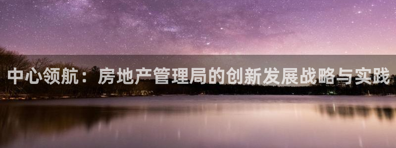 新宝5登录界面：中心领航：房地产管理局的创新发展战略与实践