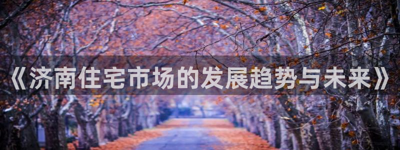 新宝5代理：《济南住宅市场的发展趋势与未来》