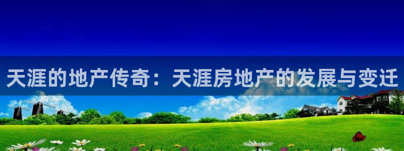 新宝骏rc5W：天涯的地产传奇：天涯房地产的发展与变迁