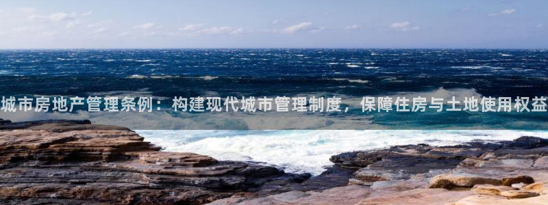 新宝5蒋7O667：城市房地产管理条例：构建现代城市管理制度