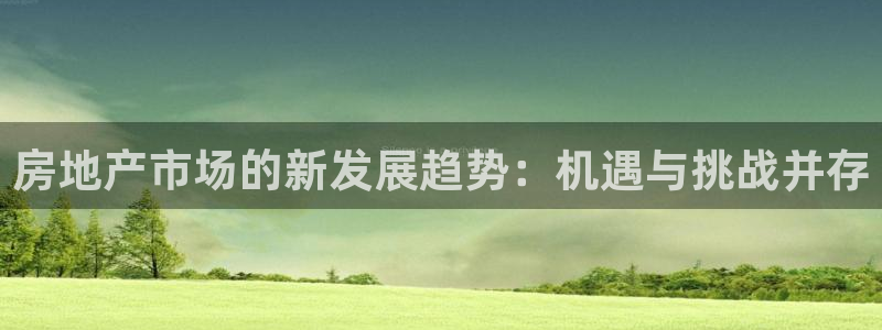 新宝5唯一：房地产市场的新发展趋势：机遇与挑战并存