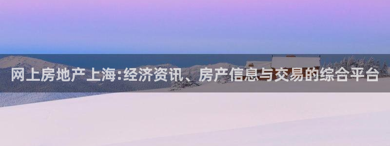 新宝5娱乐同：网上房地产上海:经济资讯、房产信息与交易的综合