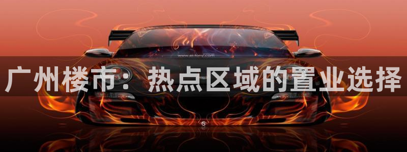 新宝5主管：广州楼市：热点区域的置业选择