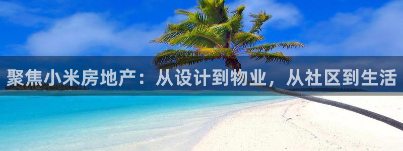 新宝5登陆地址：聚焦小米房地产：从设计到物业，从社区到生活