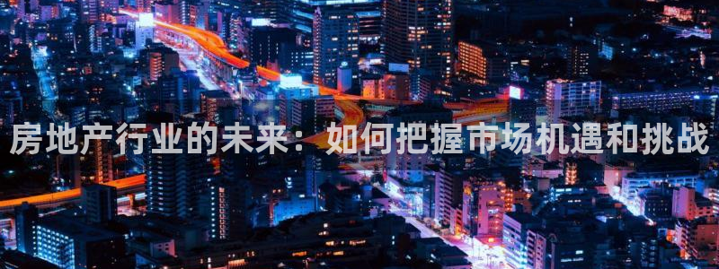 新宝5注册霸：房地产行业的未来：如何把握市场机遇和挑战