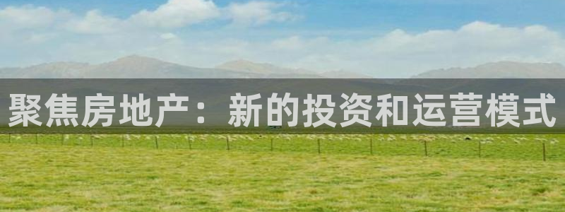 新宝5 - 测速登陆：聚焦房地产：新的投资和运营模式